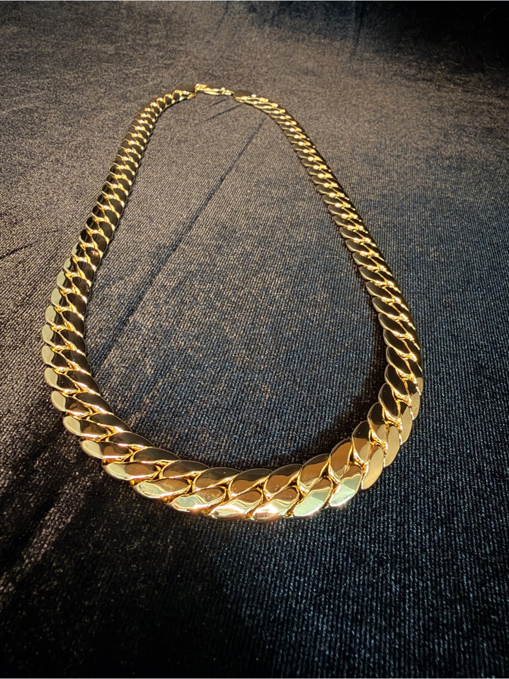 Miami Cuban 24in 11.5MM 14k Gold filled necklace. Hypoallergenic. Brand New.